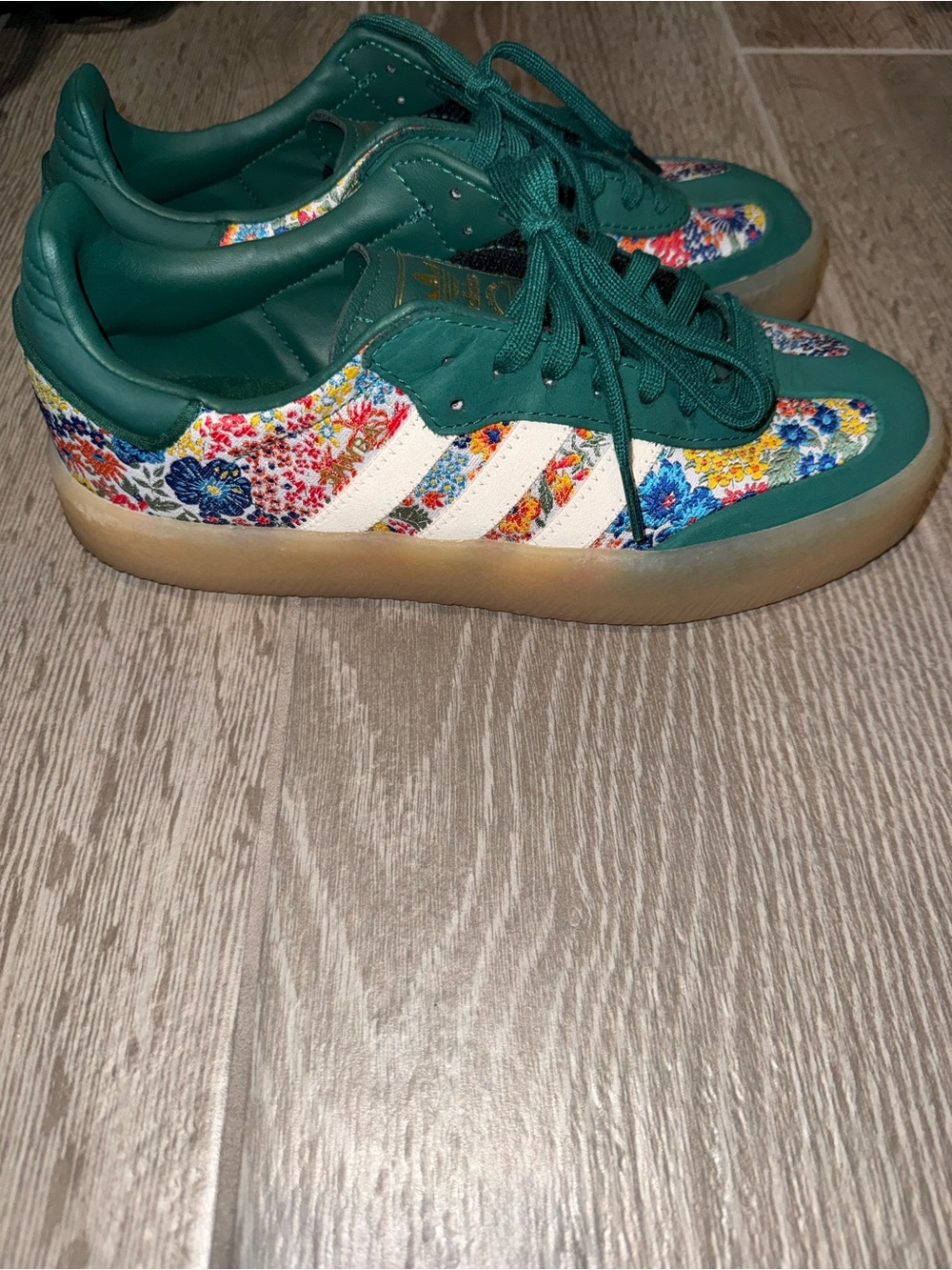 adidas x Liberty London Teal Floral  Sneakers